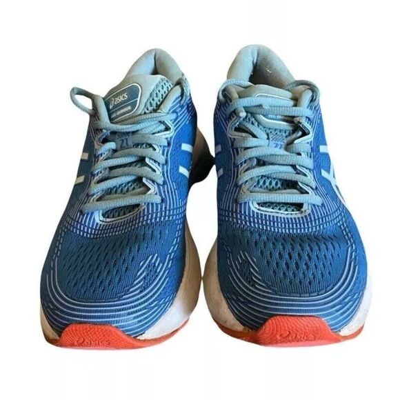 ASICS Womens‎ Gel-Nimbus 21 Blue Coral SkyLight FlyteFoam Running Shoes Size 9.5 - Picture 2 of 11